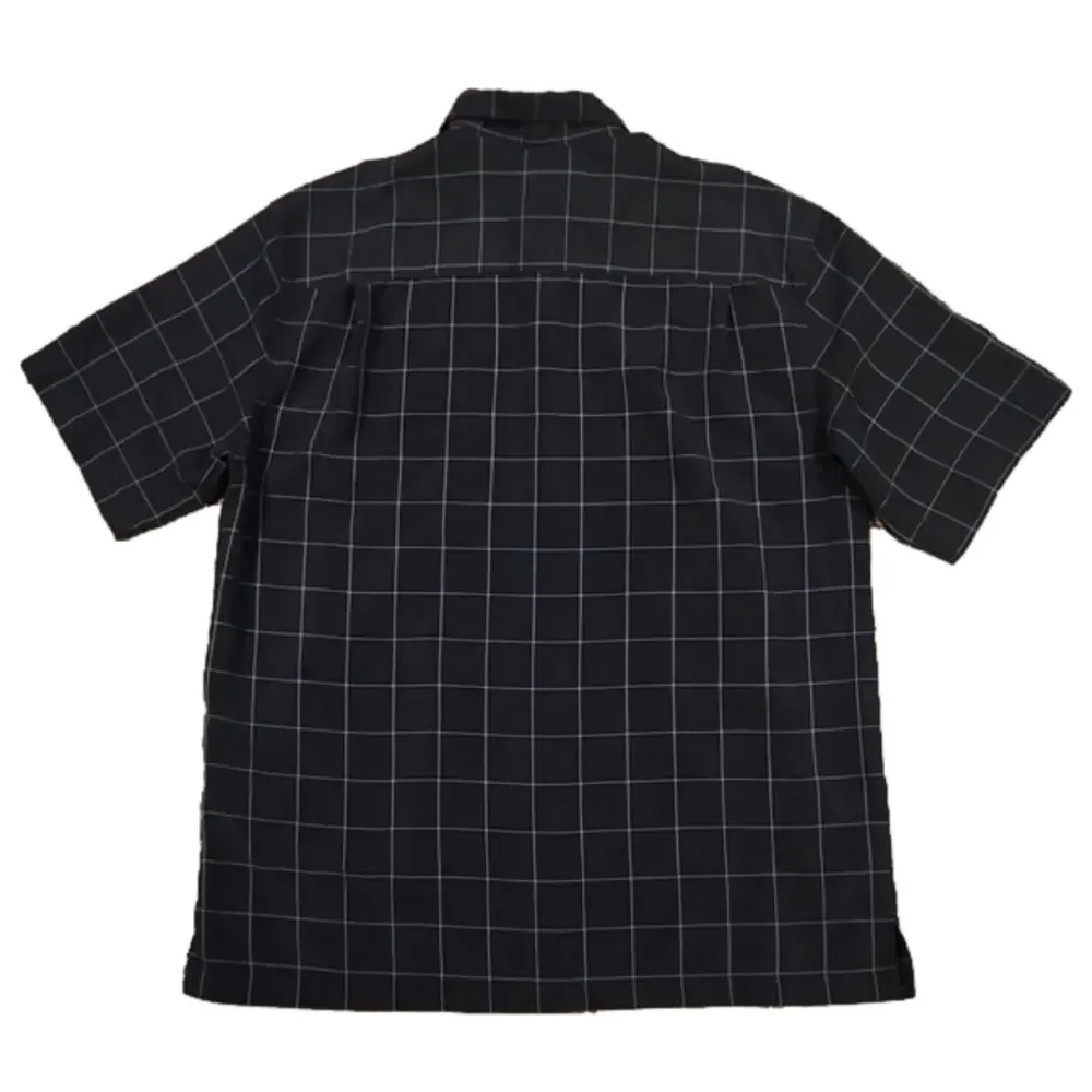 Havanera Co Black & Gray Square Design Button-Up Shirt - Picture 4 of 7